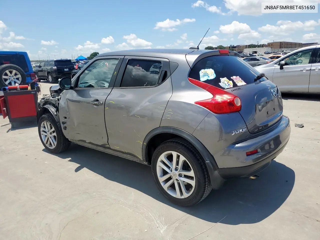 2014 Nissan Juke S VIN: JN8AF5MR8ET451650 Lot: 60679575