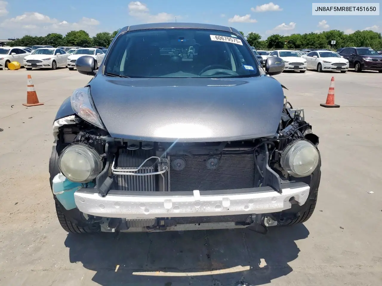 2014 Nissan Juke S VIN: JN8AF5MR8ET451650 Lot: 60679575
