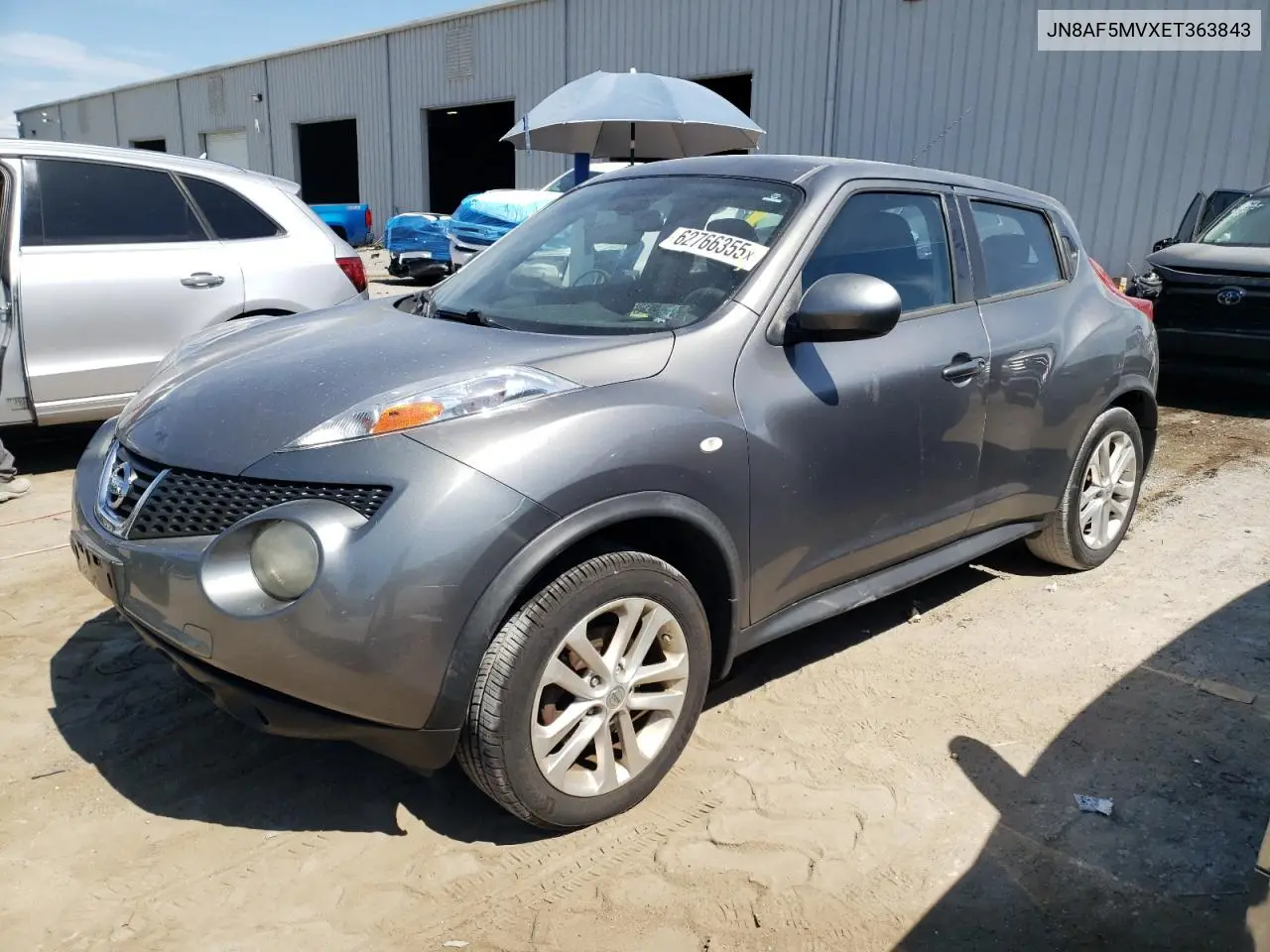 2014 Nissan Juke S VIN: JN8AF5MVXET363843 Lot: 62766355