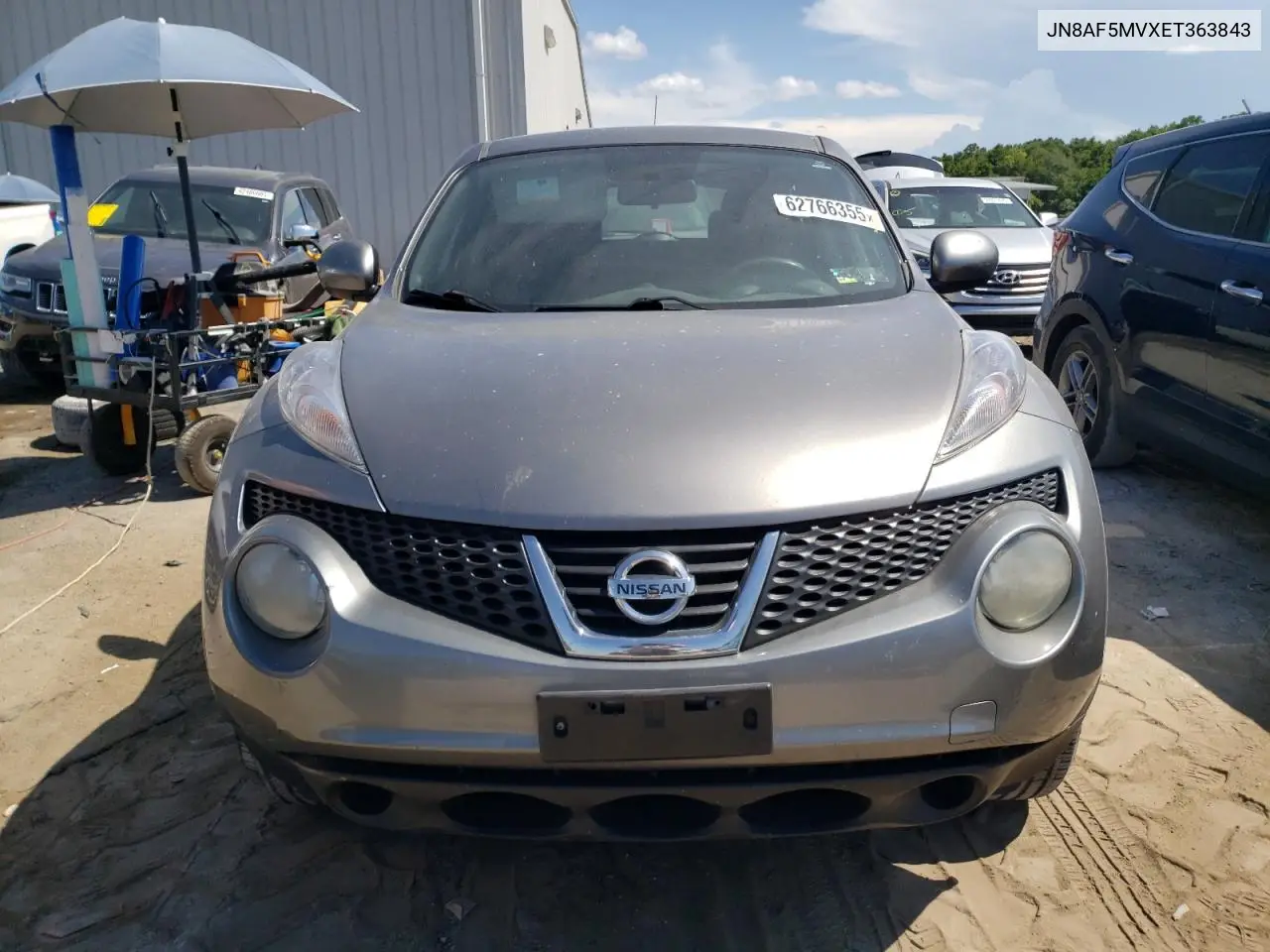 2014 Nissan Juke S VIN: JN8AF5MVXET363843 Lot: 62766355
