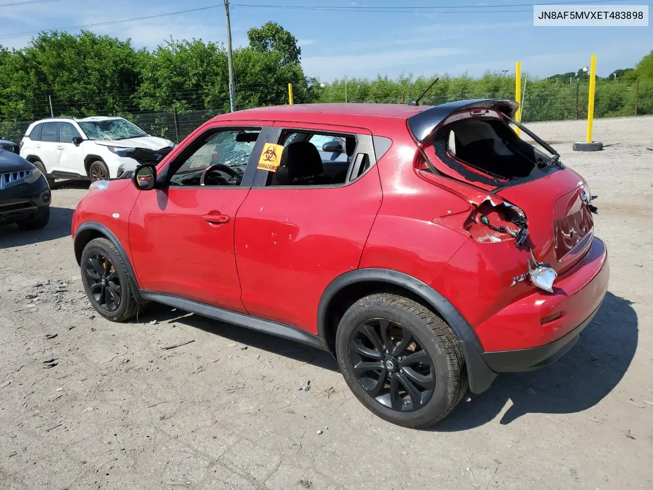 2014 Nissan Juke S VIN: JN8AF5MVXET483898 Lot: 62794865