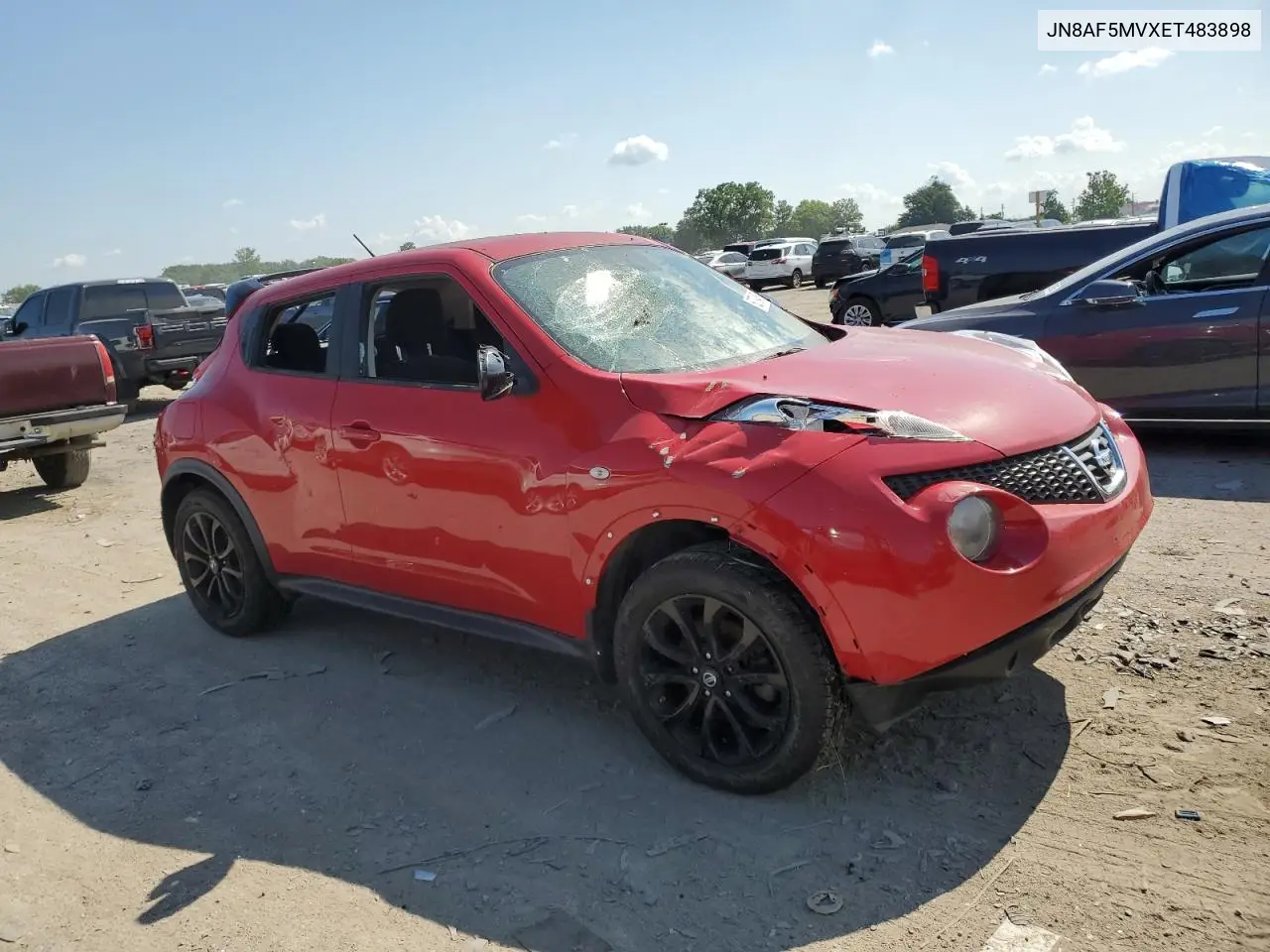 2014 Nissan Juke S VIN: JN8AF5MVXET483898 Lot: 62794865