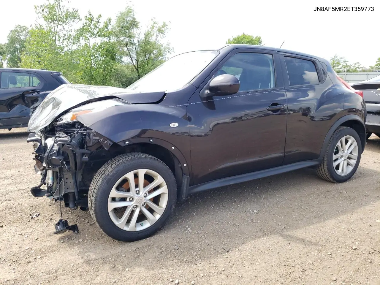 2014 Nissan Juke S VIN: JN8AF5MR2ET359773 Lot: 62833305
