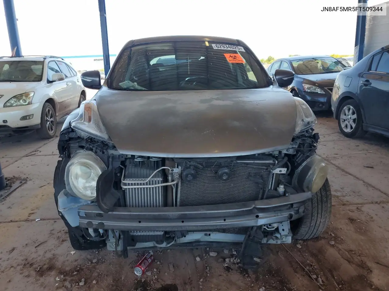 2015 Nissan Juke S VIN: JN8AF5MR5FT509344 Lot: 62934025