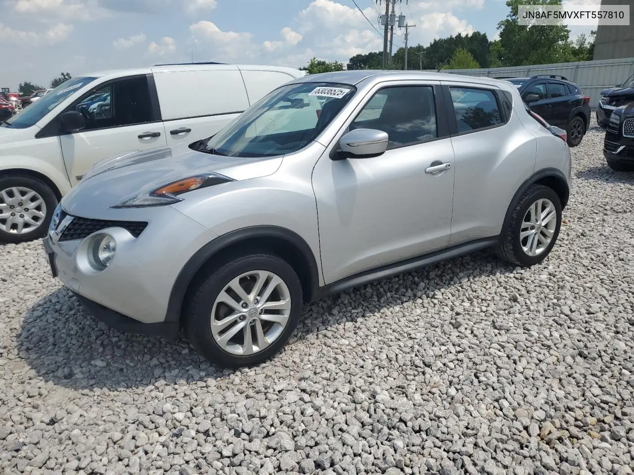 2015 Nissan Juke S VIN: JN8AF5MVXFT557810 Lot: 63036525