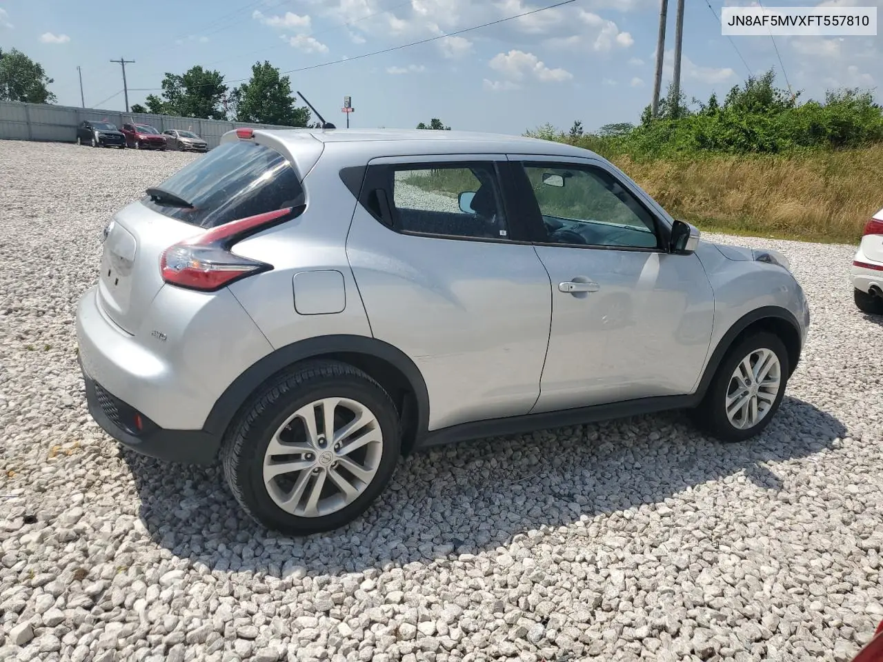 2015 Nissan Juke S VIN: JN8AF5MVXFT557810 Lot: 63036525