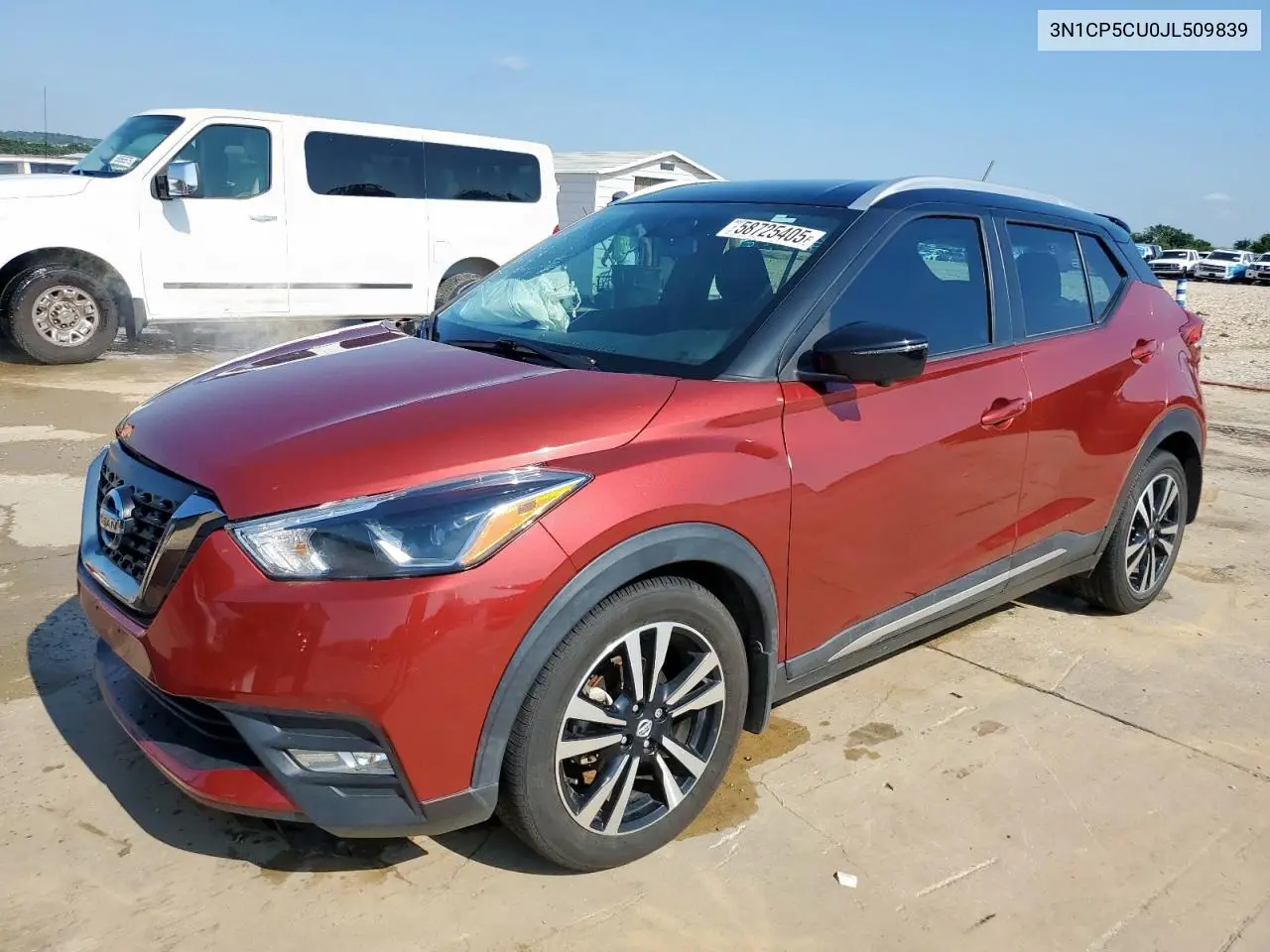 2018 Nissan Kicks S VIN: 3N1CP5CU0JL509839 Lot: 58725405