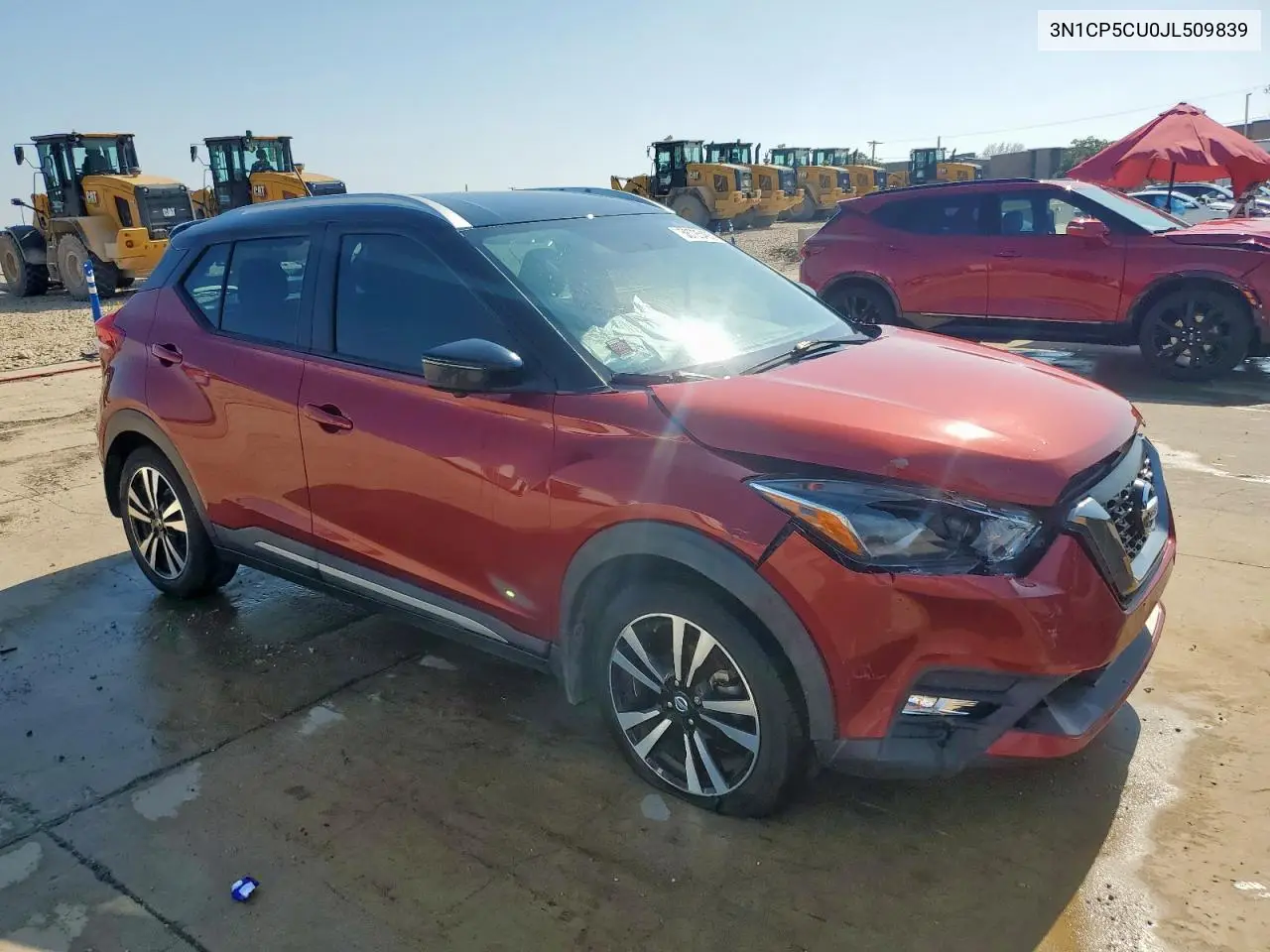 2018 Nissan Kicks S VIN: 3N1CP5CU0JL509839 Lot: 58725405