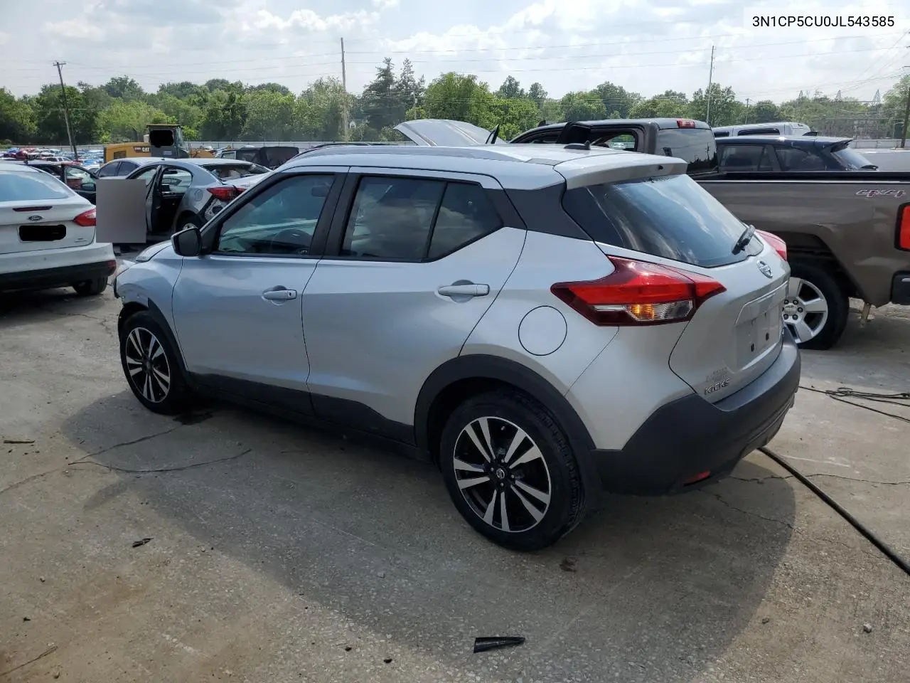 2018 Nissan Kicks S VIN: 3N1CP5CU0JL543585 Lot: 59022965