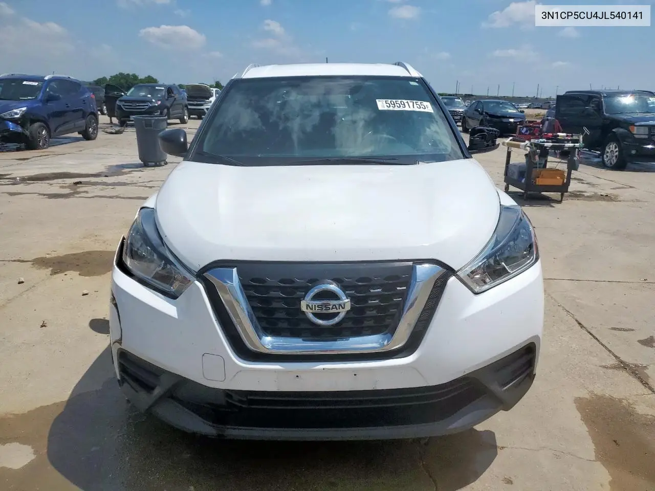 2018 Nissan Kicks S VIN: 3N1CP5CU4JL540141 Lot: 59591755