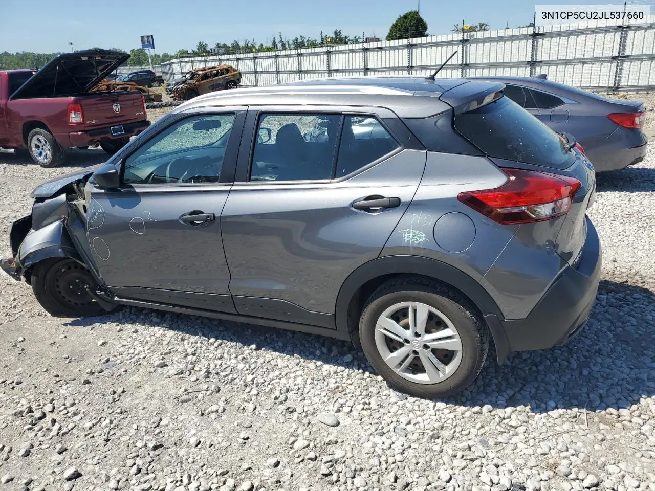 2018 Nissan Kicks S VIN: 3N1CP5CU2JL537660 Lot: 61873065