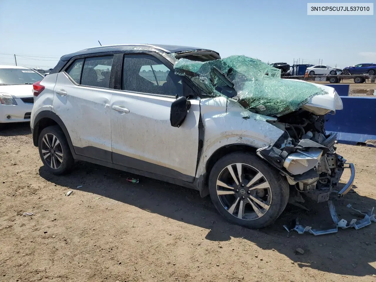2018 Nissan Kicks S VIN: 3N1CP5CU7JL537010 Lot: 62675005