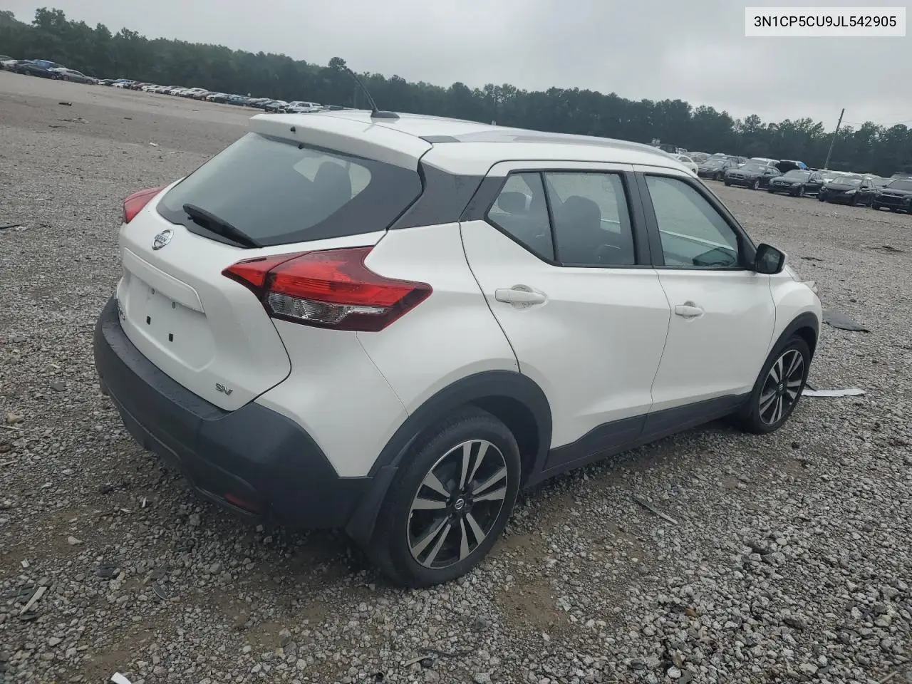 2018 Nissan Kicks S VIN: 3N1CP5CU9JL542905 Lot: 62855225