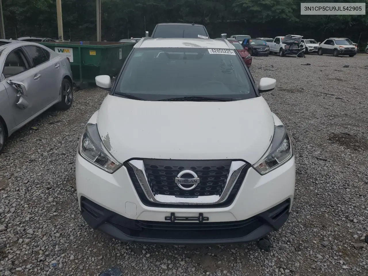 2018 Nissan Kicks S VIN: 3N1CP5CU9JL542905 Lot: 62855225