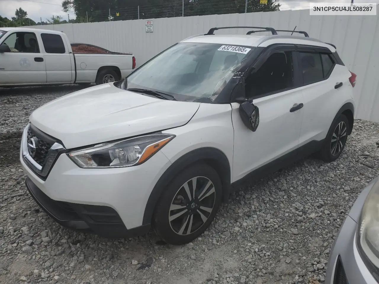 2018 Nissan Kicks S VIN: 3N1CP5CU4JL508287 Lot: 63218365