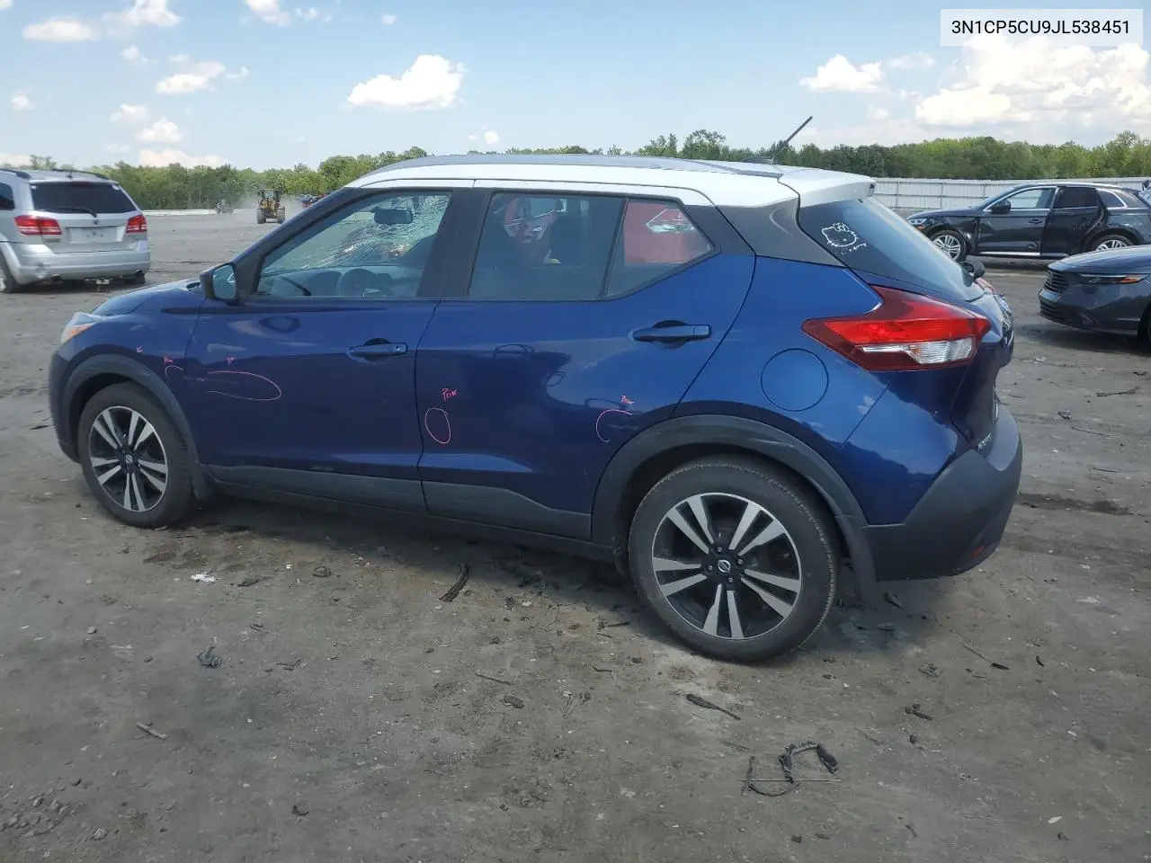 2018 Nissan Kicks S VIN: 3N1CP5CU9JL538451 Lot: 63376805