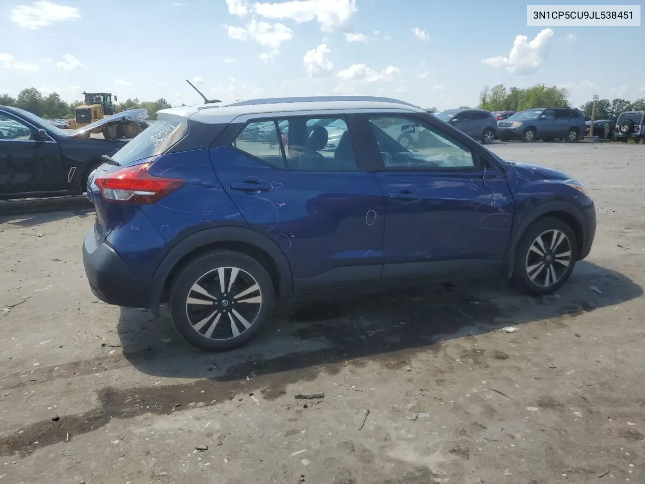 2018 Nissan Kicks S VIN: 3N1CP5CU9JL538451 Lot: 63376805