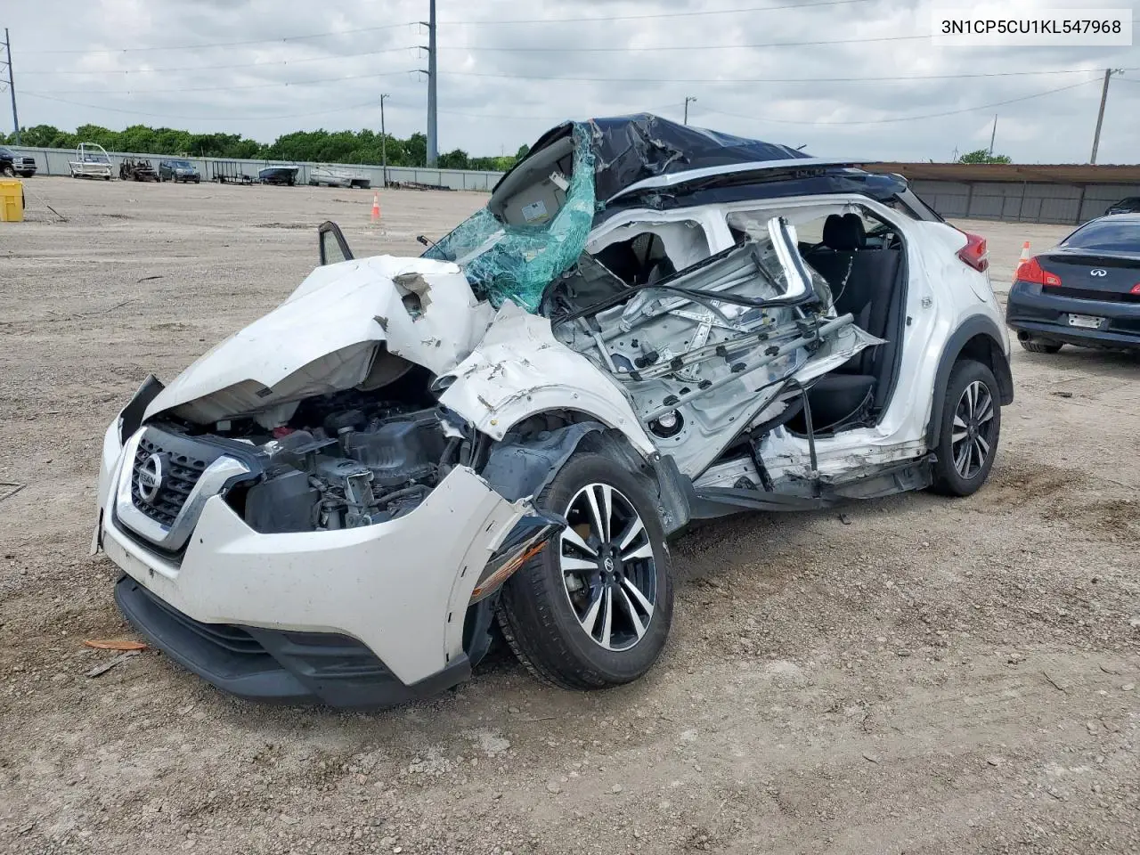 2019 Nissan Kicks S VIN: 3N1CP5CU1KL547968 Lot: 59814795