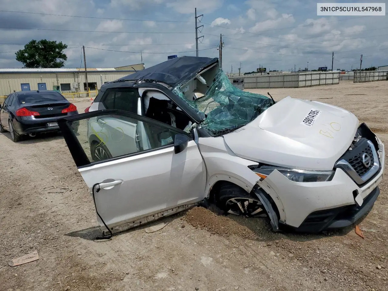 2019 Nissan Kicks S VIN: 3N1CP5CU1KL547968 Lot: 59814795
