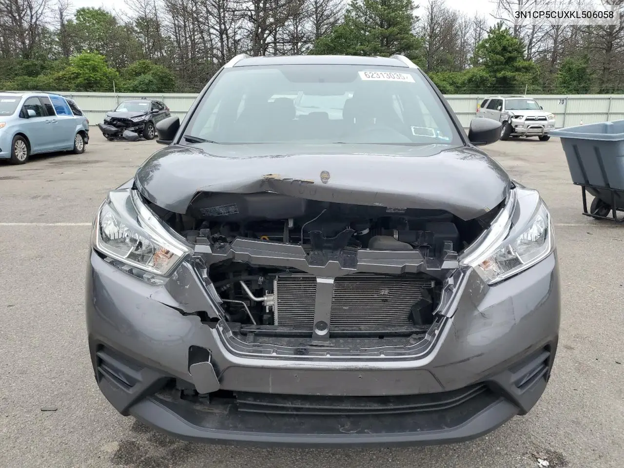 2019 Nissan Kicks S VIN: 3N1CP5CUXKL506058 Lot: 62313035