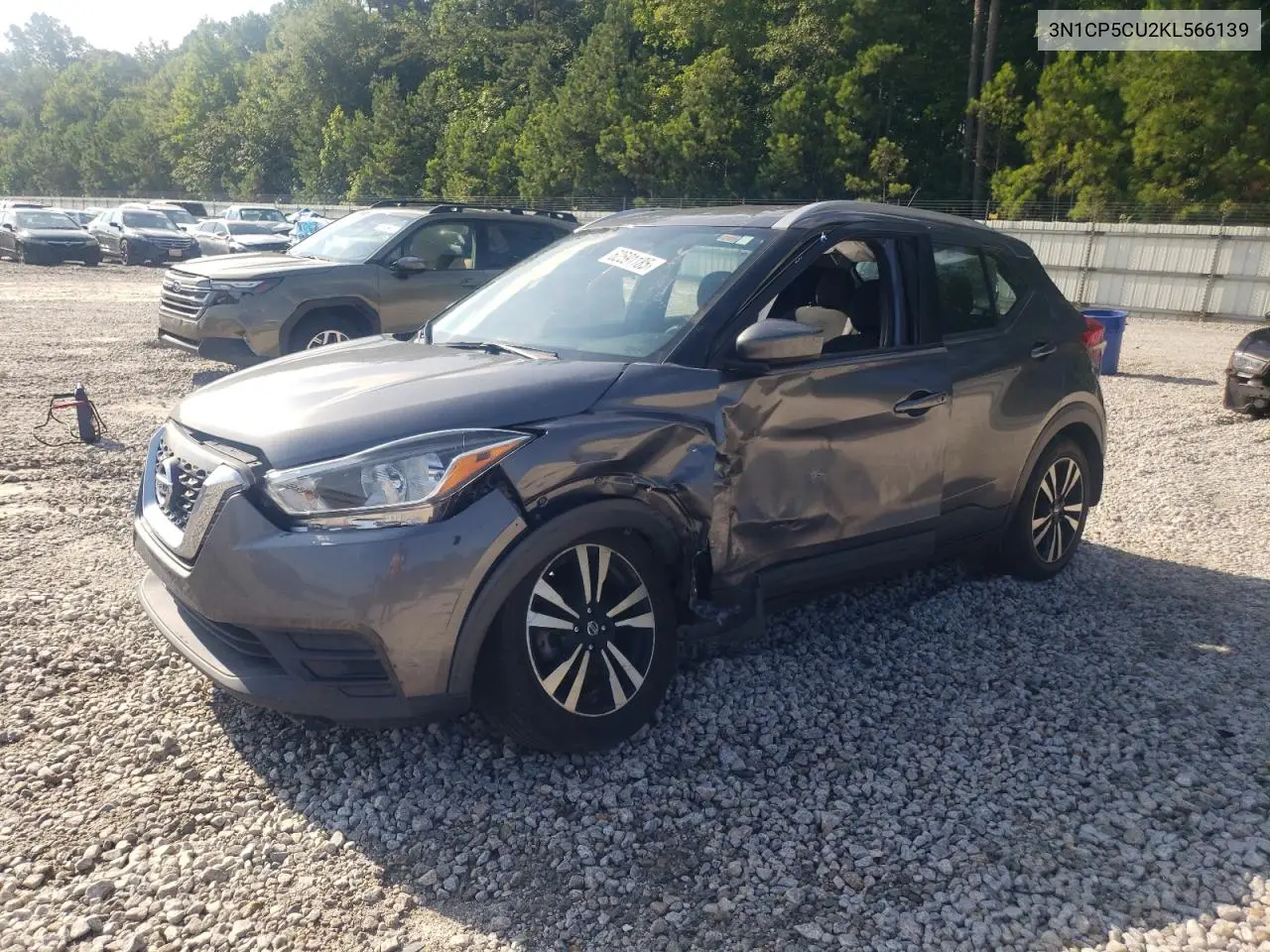 2019 Nissan Kicks S VIN: 3N1CP5CU2KL566139 Lot: 62591185