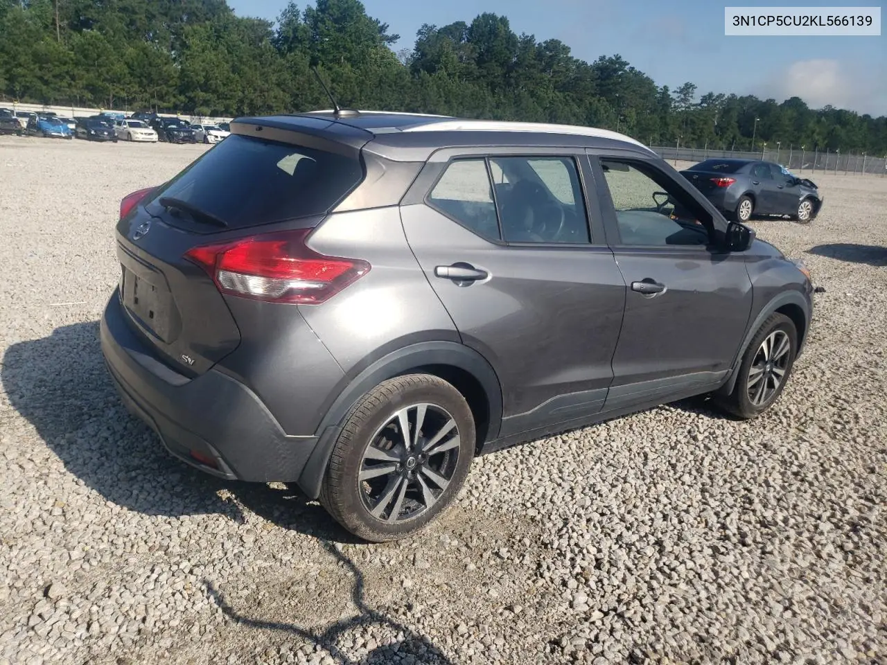 2019 Nissan Kicks S VIN: 3N1CP5CU2KL566139 Lot: 62591185