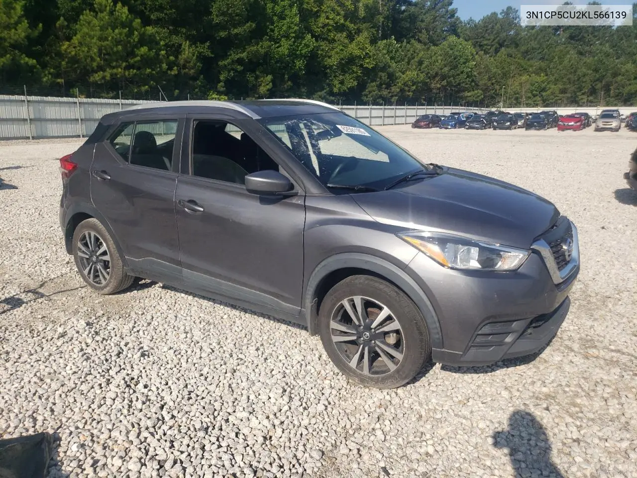 2019 Nissan Kicks S VIN: 3N1CP5CU2KL566139 Lot: 62591185