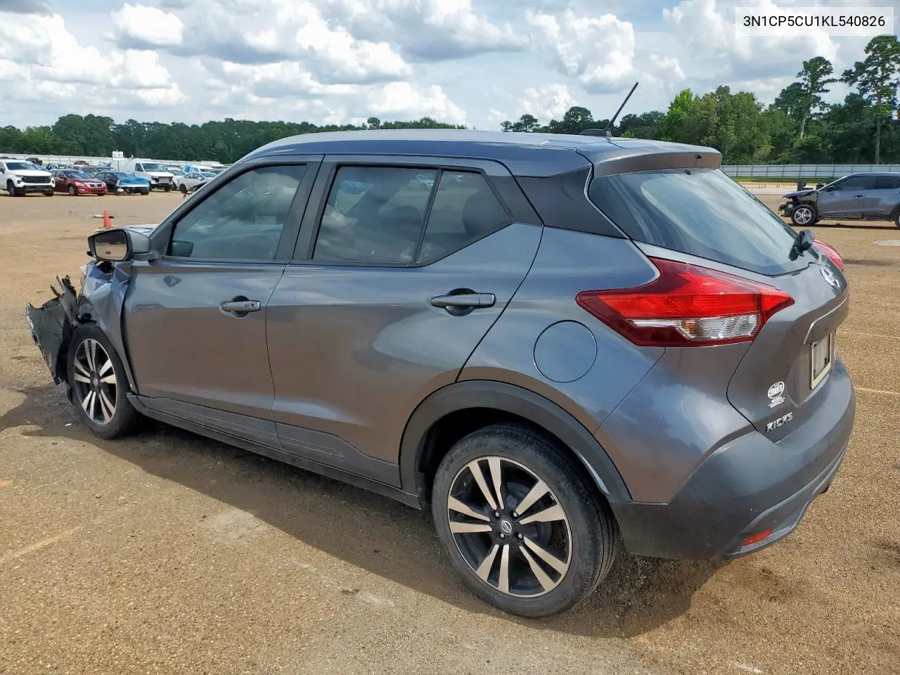 2019 Nissan Kicks S VIN: 3N1CP5CU1KL540826 Lot: 62841065