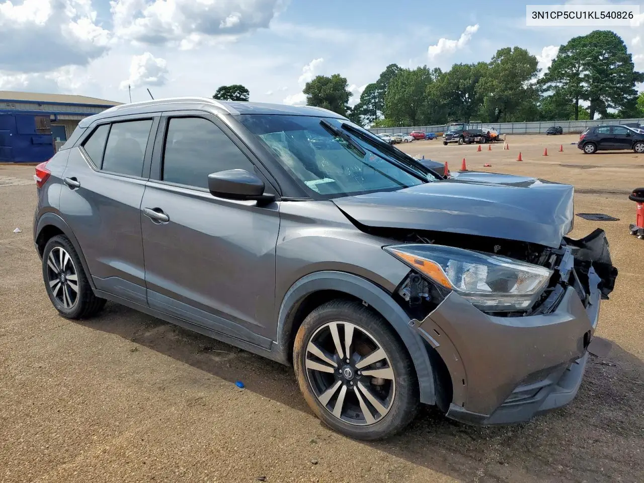 2019 Nissan Kicks S VIN: 3N1CP5CU1KL540826 Lot: 62841065
