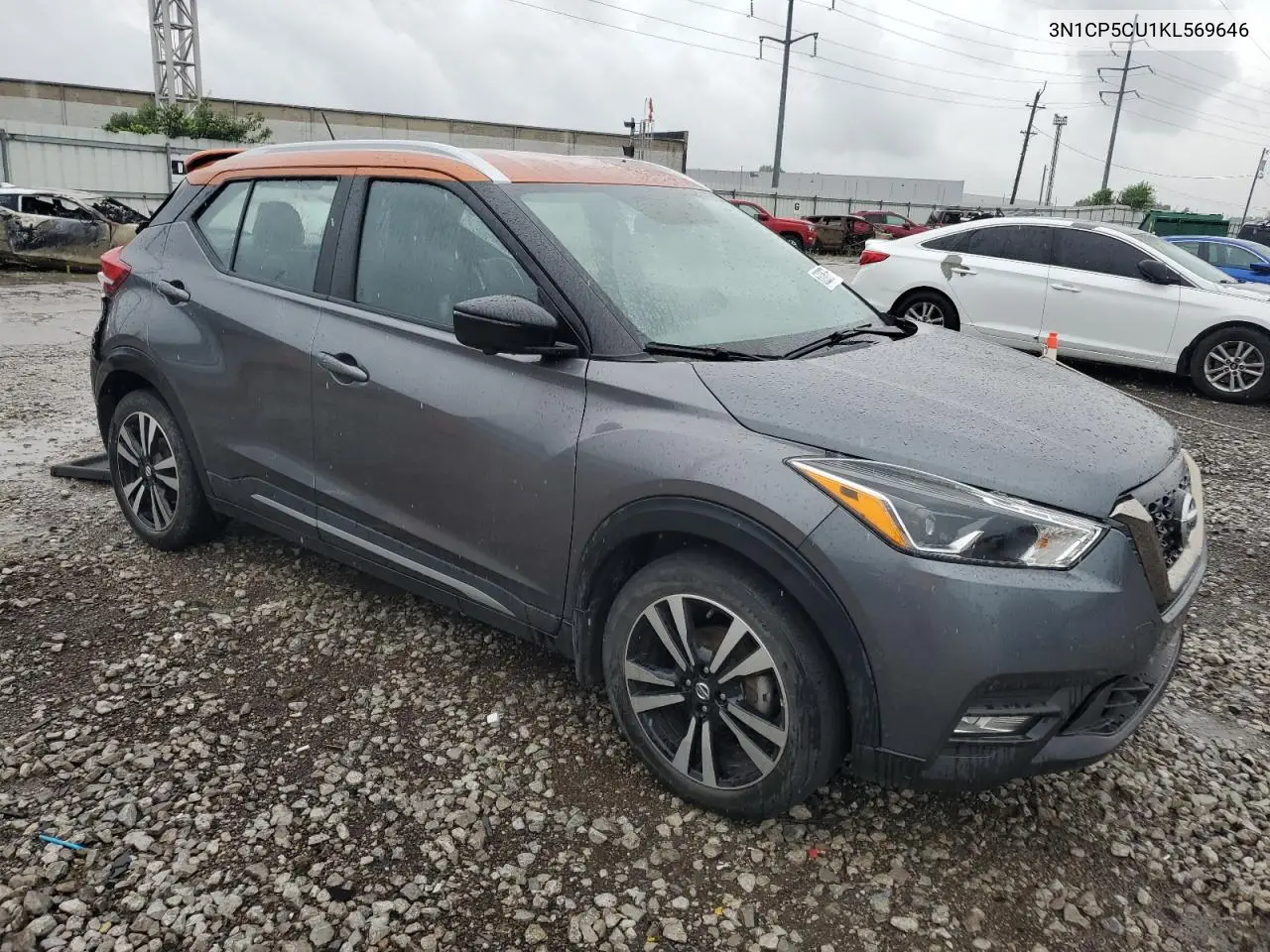 2019 Nissan Kicks S VIN: 3N1CP5CU1KL569646 Lot: 63206785