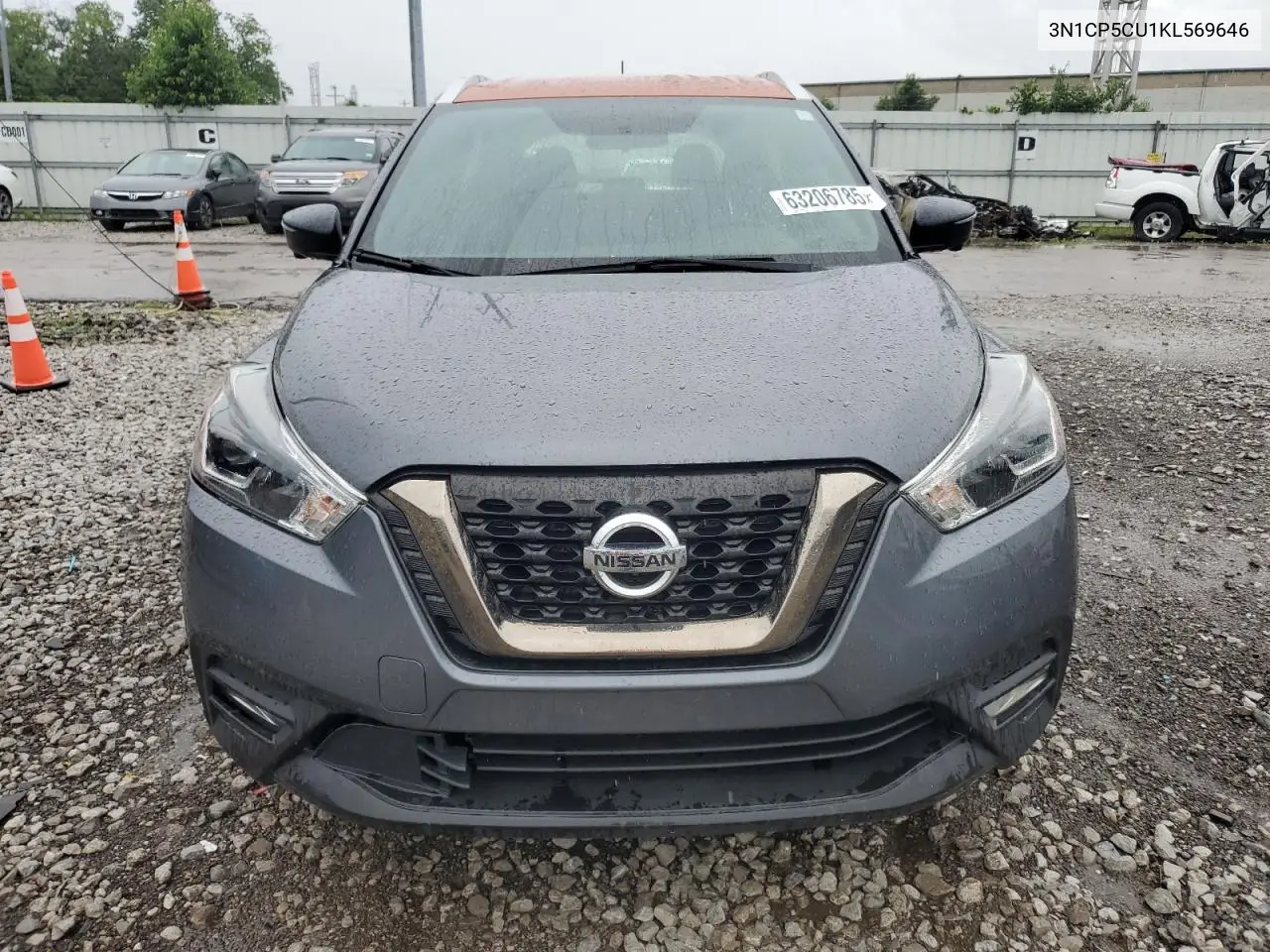 2019 Nissan Kicks S VIN: 3N1CP5CU1KL569646 Lot: 63206785