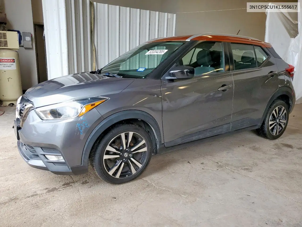 2019 Nissan Kicks S VIN: 3N1CP5CU1KL555617 Lot: 63334285