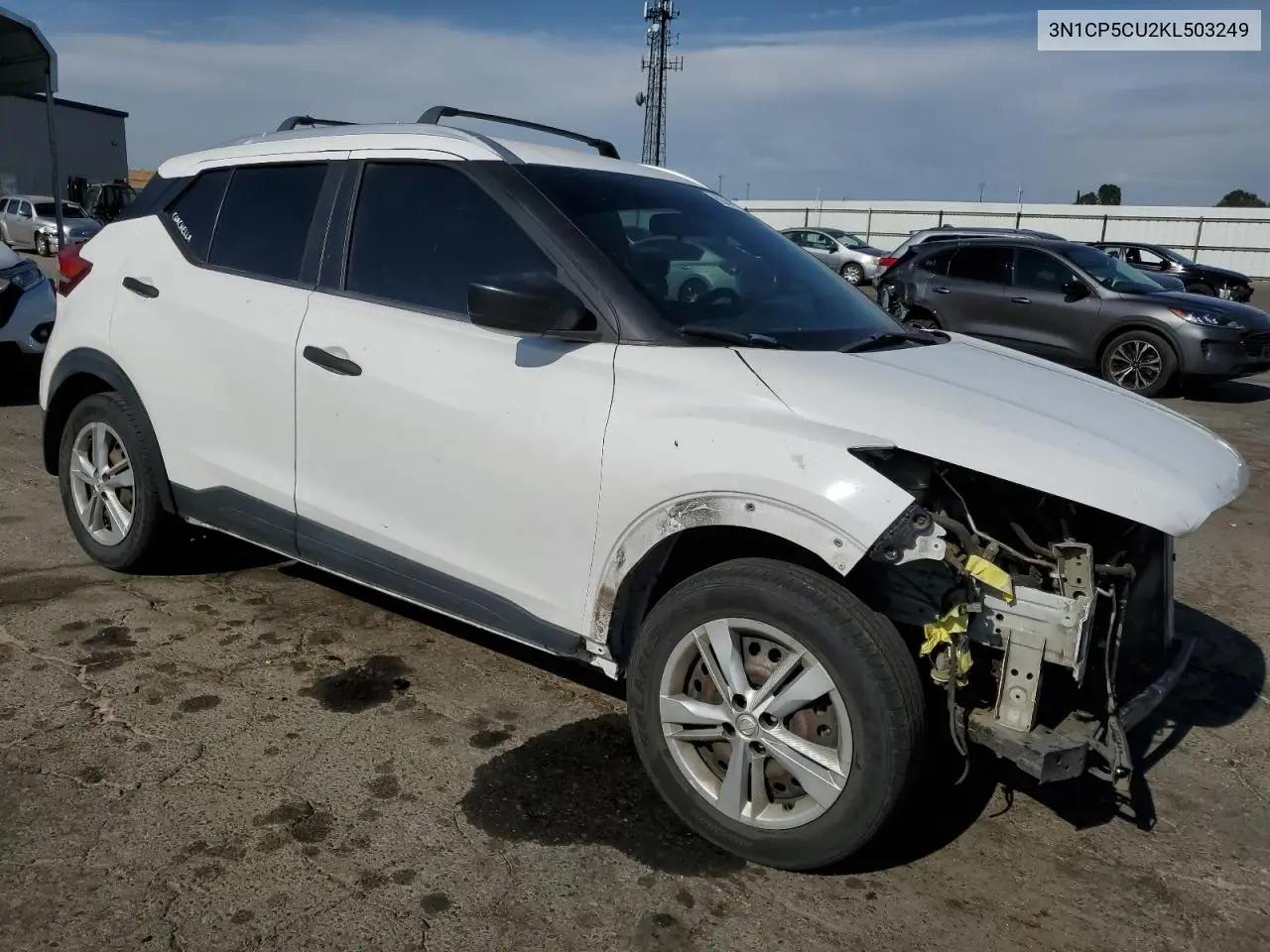 2019 Nissan Kicks S VIN: 3N1CP5CU2KL503249 Lot: 63449065