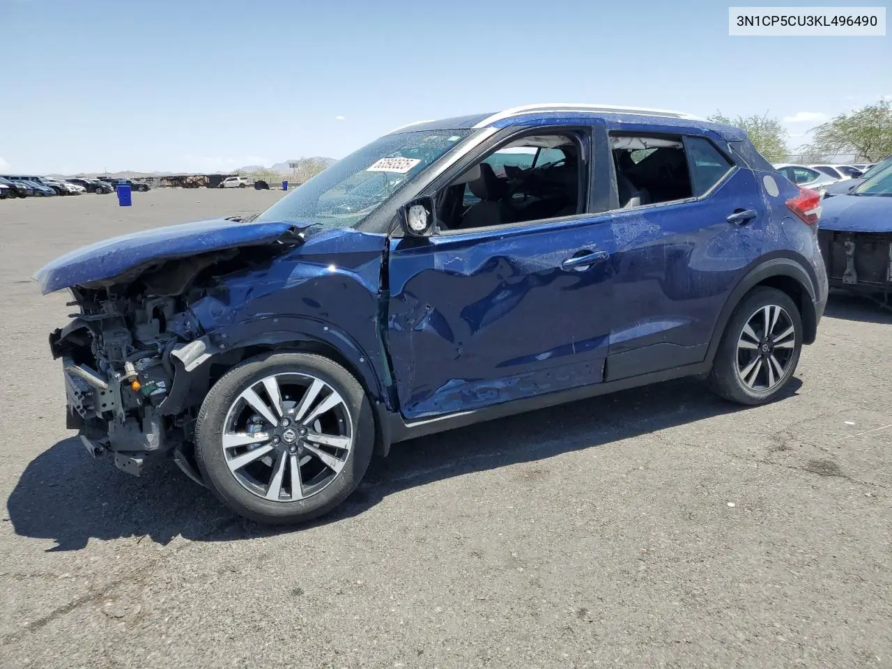 2019 Nissan Kicks S VIN: 3N1CP5CU3KL496490 Lot: 63593525