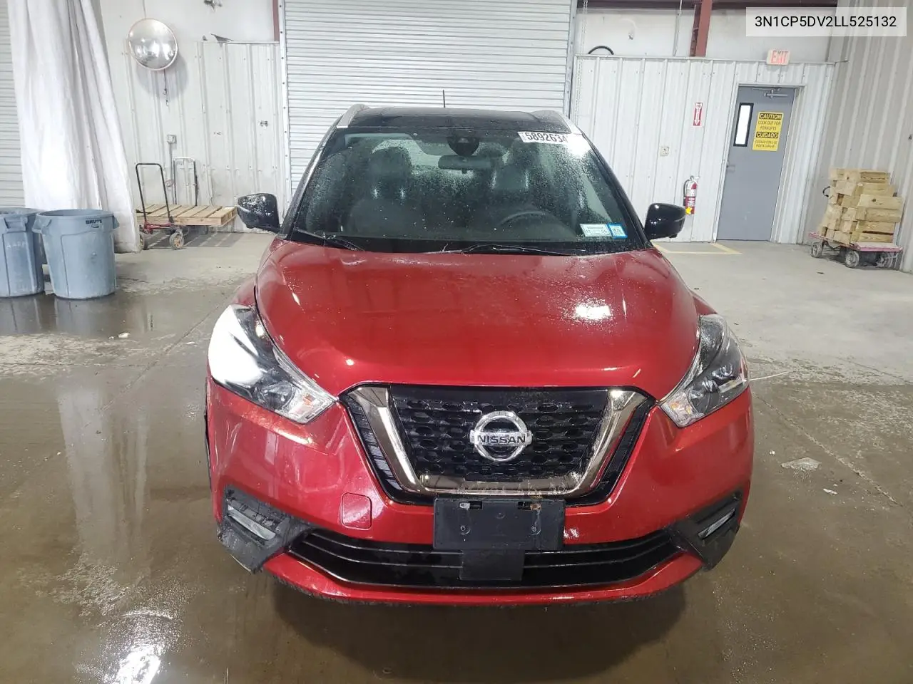 2020 Nissan Kicks Sr VIN: 3N1CP5DV2LL525132 Lot: 58926345