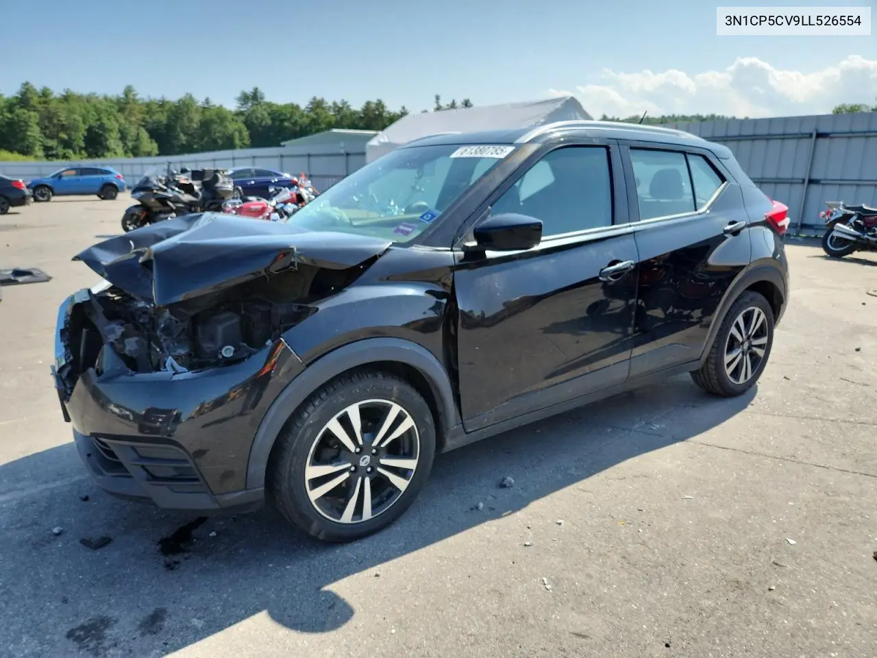 2020 Nissan Kicks Sv VIN: 3N1CP5CV9LL526554 Lot: 61380785