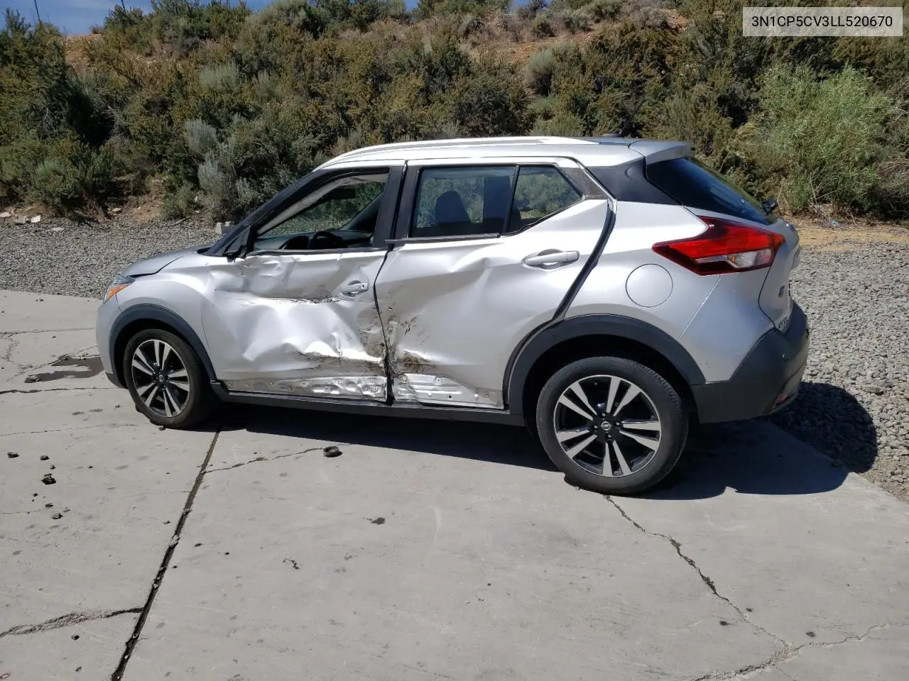 2020 Nissan Kicks Sv VIN: 3N1CP5CV3LL520670 Lot: 61921885