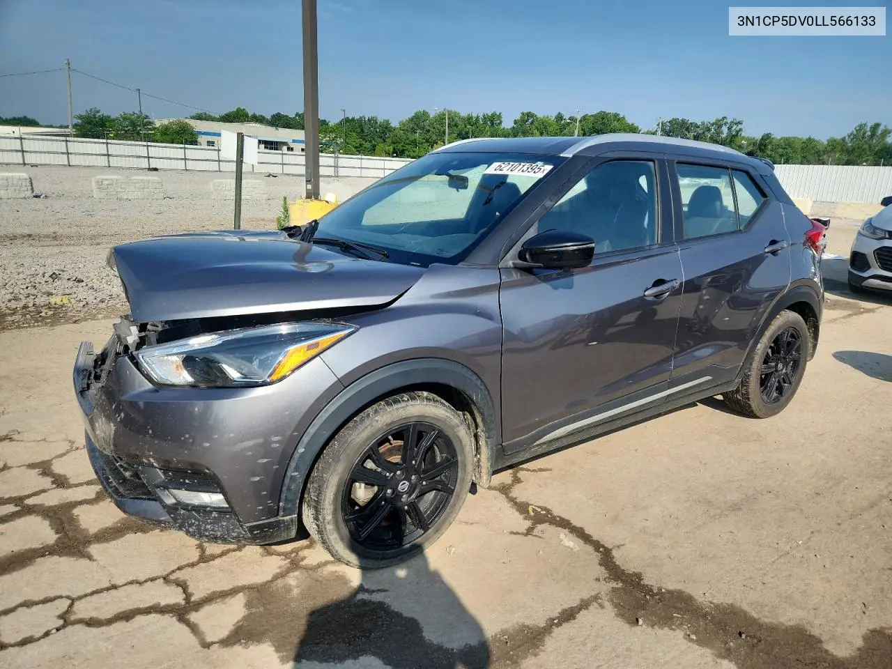 2020 Nissan Kicks Sr VIN: 3N1CP5DV0LL566133 Lot: 62101395