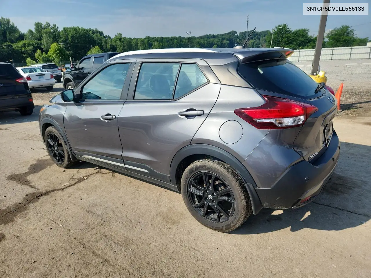 2020 Nissan Kicks Sr VIN: 3N1CP5DV0LL566133 Lot: 62101395
