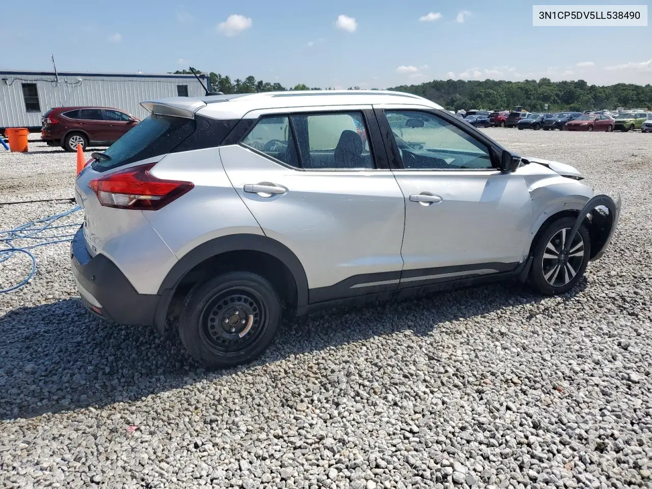 2020 Nissan Kicks Sr VIN: 3N1CP5DV5LL538490 Lot: 62460705