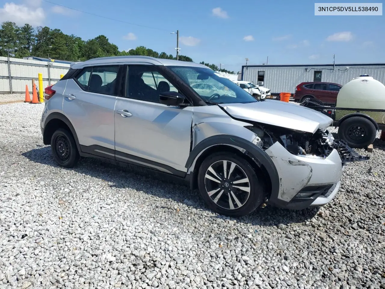 2020 Nissan Kicks Sr VIN: 3N1CP5DV5LL538490 Lot: 62460705