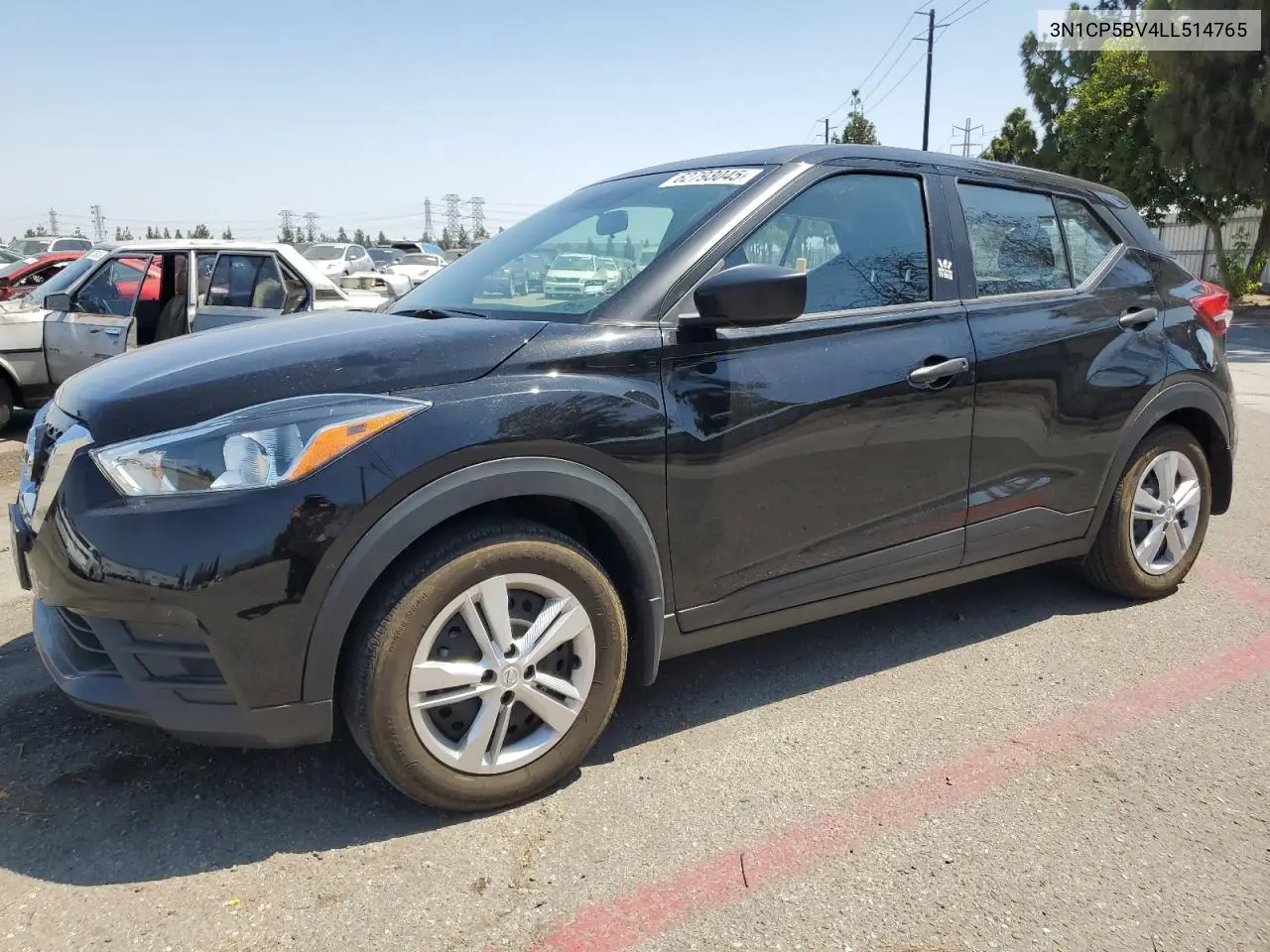 2020 Nissan Kicks S VIN: 3N1CP5BV4LL514765 Lot: 62793045