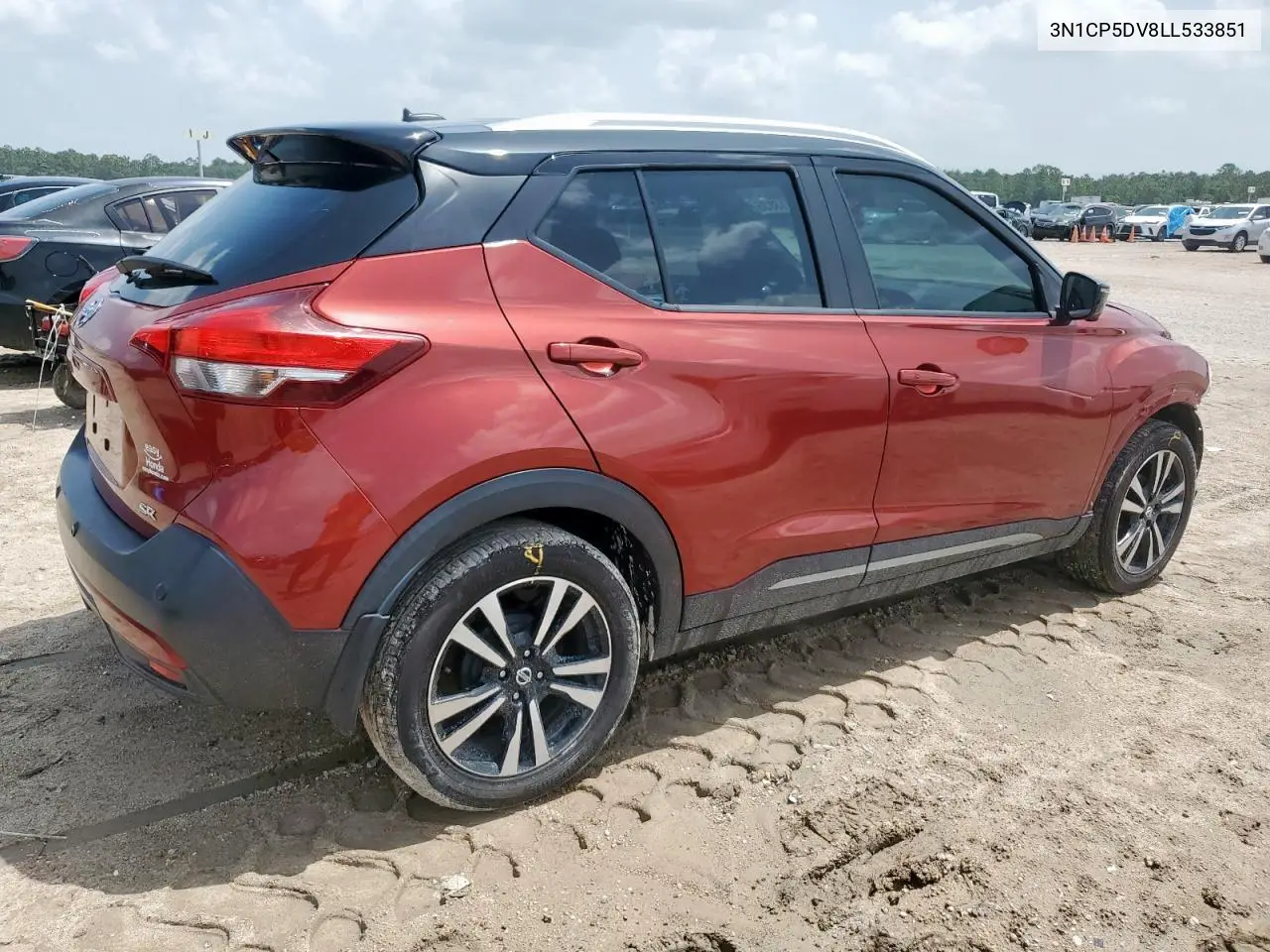 2020 Nissan Kicks Sr VIN: 3N1CP5DV8LL533851 Lot: 63013835