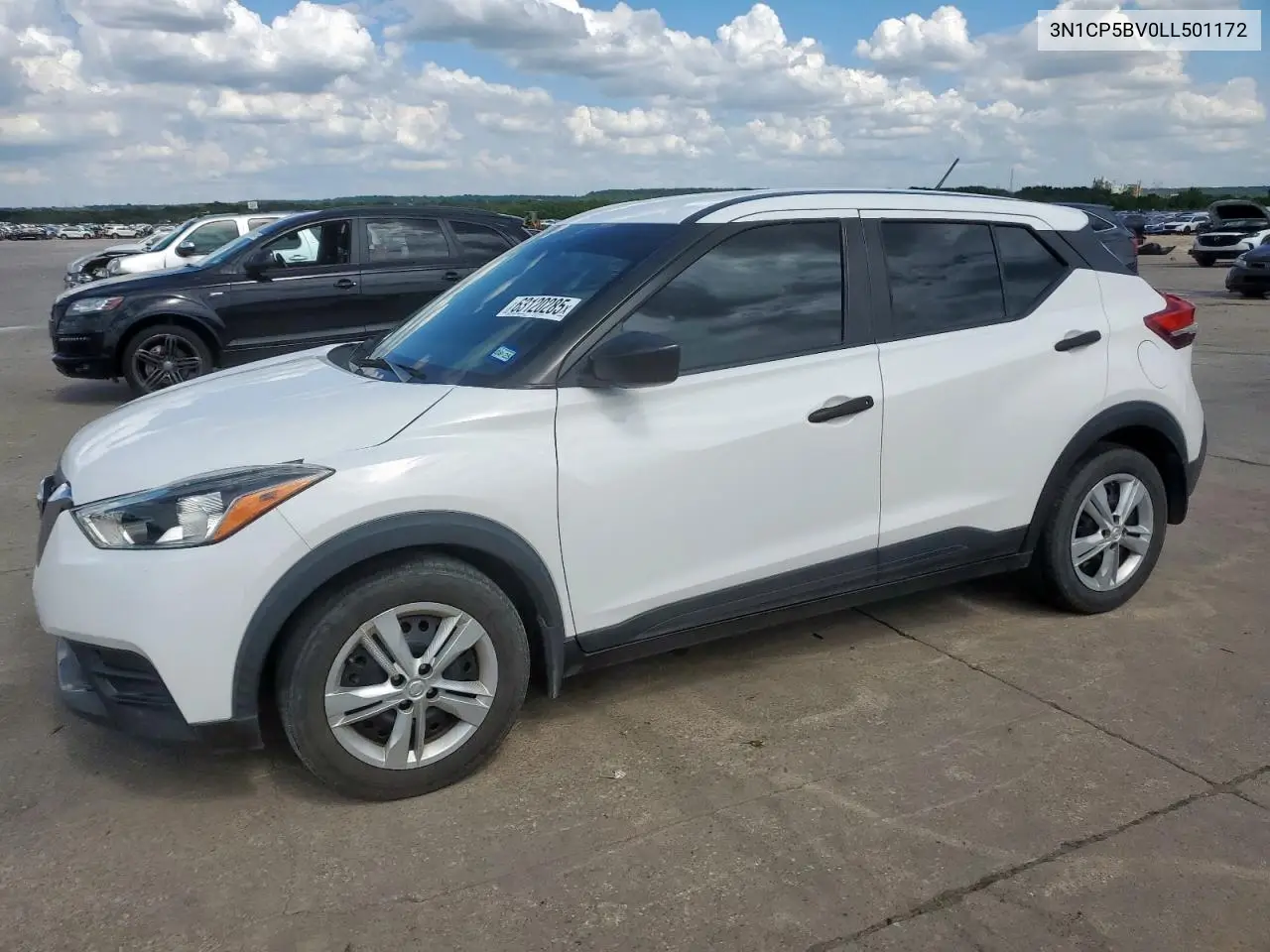 2020 Nissan Kicks S VIN: 3N1CP5BV0LL501172 Lot: 63120285