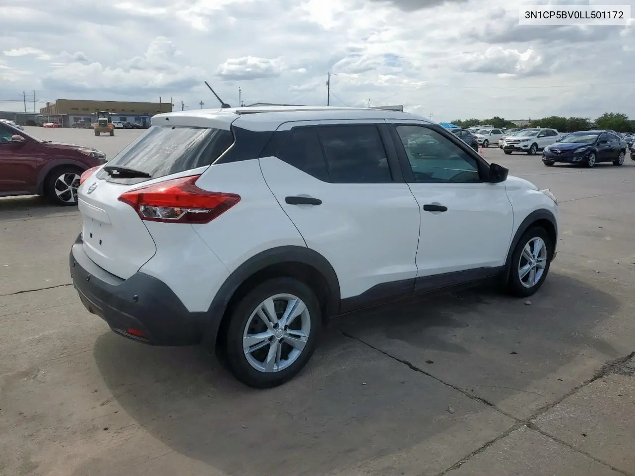 2020 Nissan Kicks S VIN: 3N1CP5BV0LL501172 Lot: 63120285