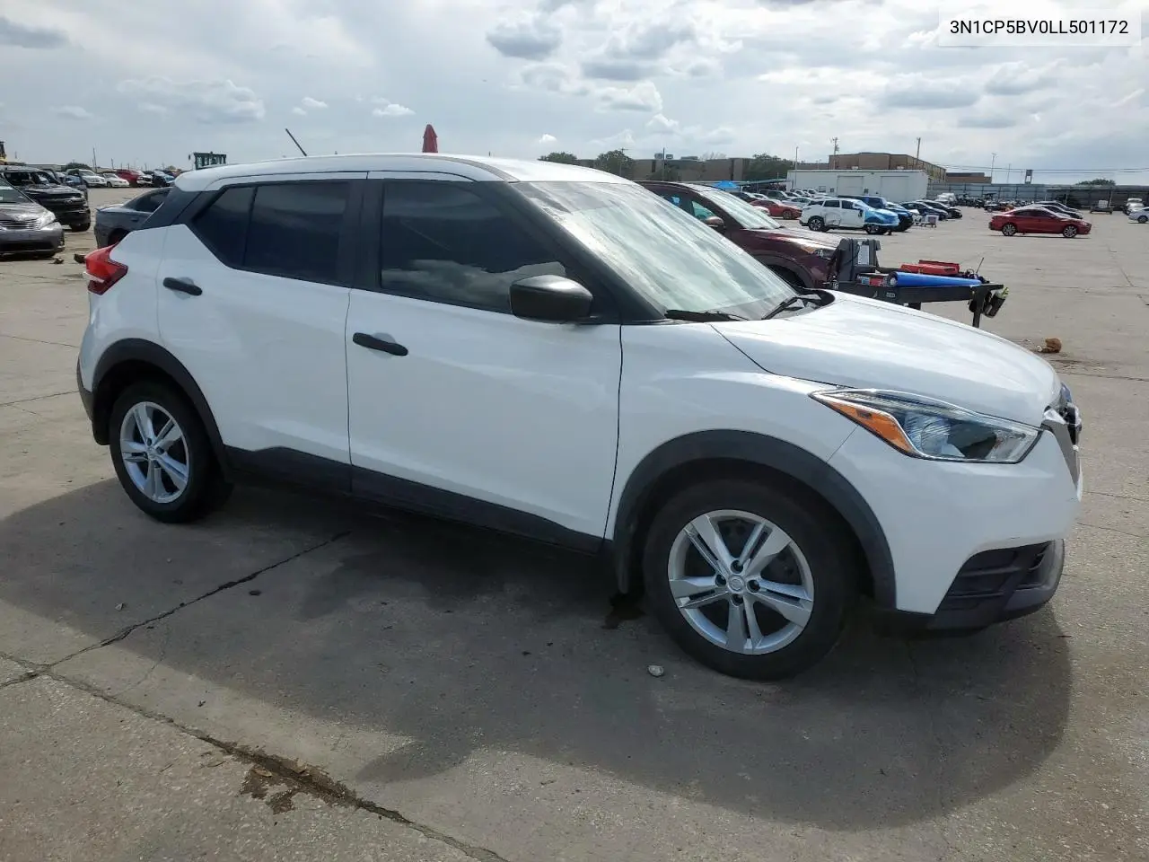 2020 Nissan Kicks S VIN: 3N1CP5BV0LL501172 Lot: 63120285