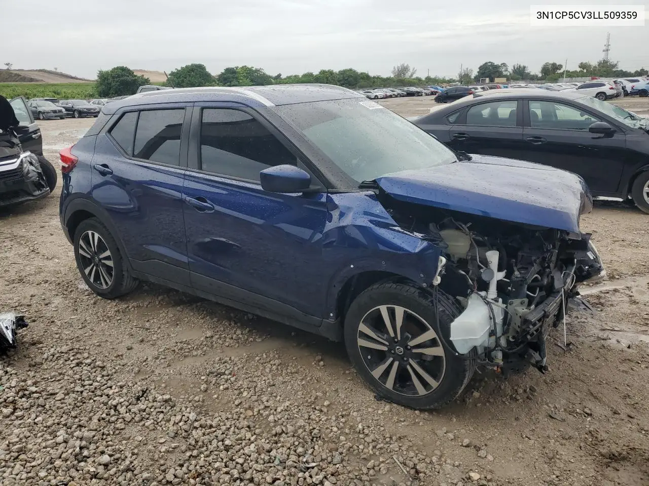 2020 Nissan Kicks Sv VIN: 3N1CP5CV3LL509359 Lot: 63287055