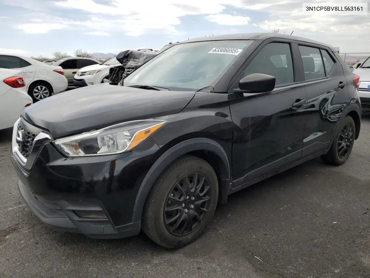 2020 Nissan Kicks S VIN: 3N1CP5BV8LL563161 Lot: 63306695