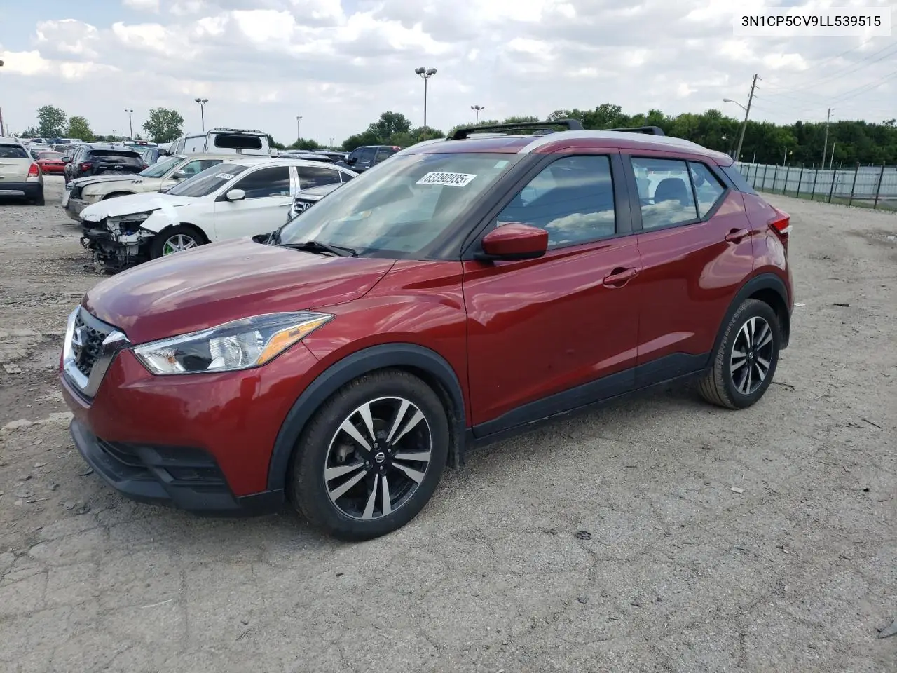 2020 Nissan Kicks Sv VIN: 3N1CP5CV9LL539515 Lot: 63390935