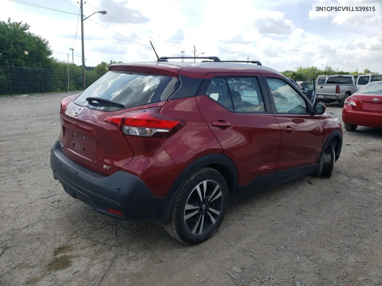 2020 Nissan Kicks Sv VIN: 3N1CP5CV9LL539515 Lot: 63390935